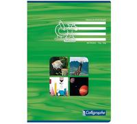 Conquérant - Cahier piqué Sept Travaux Pratiques - A4 + 24x32 cm - grands carreaux - 48 pages