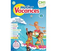 Cahier de vacances 2026 - Hatier vacances - Du CM1 vers le CM2 9/10 ans: pour réviser son année dans toutes les matières