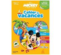 Cahier De Vacances De La Petite Section À La Moyenne Section - Mickey Et Ses Amis