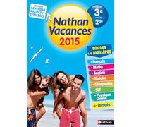 Cahier de vacances - tout en un 3e - 2de