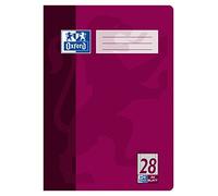 Oxford Cahier scolaire – Format A4 – Linéature 28 / Quadrillé