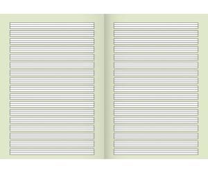 Cahier d'écolier A4 règle 2 80 g/qm 16 feuilles paquet de 25 pièces
