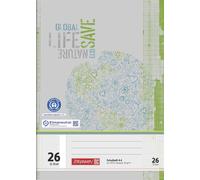 Cahier d'écolier BRUNNEN A4 Linéature 26 32 feuilles papier recyclé