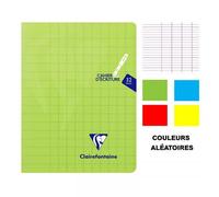 Cahier D'écriture - 17x22(Cm) - Grands Carreaux - 32 Pages - Couverture En Polypro - Sans Spirale - Clairefontaine - Mimesys