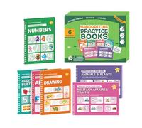 Cahier d'écriture, avec fentes pour , jouets éducatifs réutilisables, pour écrire à la main avec de l'encre pour la salle de classe, la maison, les vacances, les débutants, etc