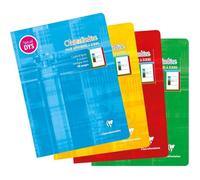 Clairefontaine Cahier d'écriture Spécial DYS 17x22 cm 48 p. piqué 4 couleurs 3 mm - Assortis