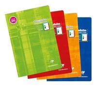 Clairefontaine Cahier agrafé 36138C Spécial Dys A4 48 pages réglure 4 couleurs interligne 3 mm