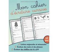 Cahier d'écriture cursive - Apprendre à tracer lettres minuscules et majuscules - 78 pages Format A4