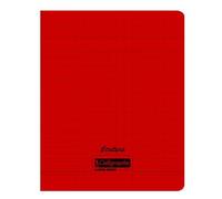 Cahier d'écriture piqué 8000 POLYPRO 17x22 cm 32 pages DL 3mm IV 90 g - Rouge