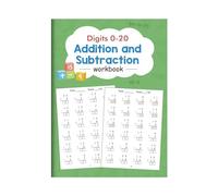 Cahier d'exercices d'opérations mathématiques avec 21 feuilles pour les enfants d'âge préscolaire