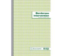 Cahier d'intervention Manifold Exacompta autocopiant A4 50 pages double exemplaires