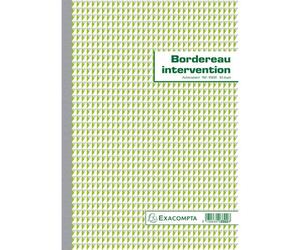 Cahier d'intervention Manifold Exacompta autocopiant A4 50 pages double exemplaires