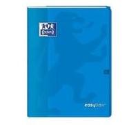 Oxford 400100006 EasyBook Cahier agrafé A4 96 pages 90 g grands carreaux seyès Bleu