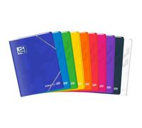 Cahier Easybook Oxford extra large agrafe 240x320 96pages seyes assorti