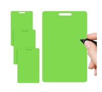 Cahier effaçable pour porte-badges rétractable, 4 pièces vertical - Bloc-notes effaçable de poche - Pour directeur, enseignant, étudiant, infirmier, médecin, bureau, hôtel, école, restaurant, hôpital