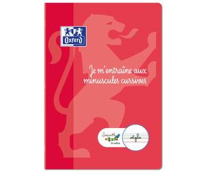 Cahier Entrainement Ecriture Cursive Oxford Serpodile Agrafe 210X297 32P Gs-Cp Bleu