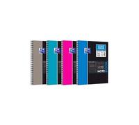 Oxford Cahier à spirales Notebook étudiant 24 x 32 cm grands carreaux 160 pages