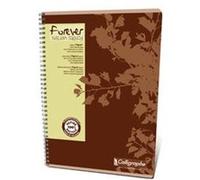 Cahier Forever Calligraphe à Spirale A4 Q.5x5 Marron Marron G