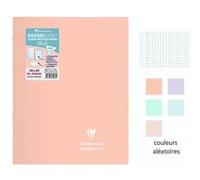 Cahier grand format Clairefontaine Blush 24 x 32 cm 96 pages Séyès Modèle aléatoire Multicolore E