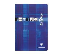 Clairefontaine 3117C Cahier Agrafé de Musique et Chants - A4 - 48p grands