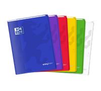 Cahier Oxford Easybook Agrafe 240X320 140P Optik P. Seyes Polypro Assorti