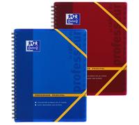 Cahier Oxford enseignants professeur principal A4+ réglure spécifique 156 pages reliure spirale coloris assortis