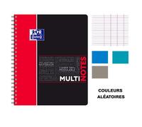 Oxford Cahier Multinotes Étudiant Intégrale Seyès A4+ 160 pages 4 trous Polypro Assorti
