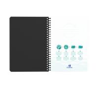 Cahier Oxford Oceanis Integrale 148X210 180P Optik P. Q5/5+Tag Polypro Noir
