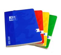 Cahier Oxford OpenFlex 17x22cm grands carreaux Seyès 192 pages brochées couverture polypro coloris assortis