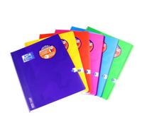 Cahier Oxford OpenFlex 24x32cm grands carreaux Seyès 100 pages reliure spirale couverture polypro coloris assortis
