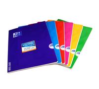 Cahier Oxford OpenFlex 24x32cm grands carreaux Seyès 140 pages agrafées couverture polypro coloris assortis