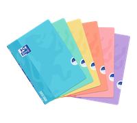 Cahier Oxford Openflex Pastel Agrafe 210X297 96P Optik P. Seyes Polypro Assorti