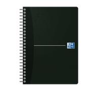 Cahier Oxford smart black Oxford integrale 148x210 180pages ligne 7mm noir