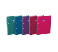 Cahier Oxford Smart Spirale 4 Trous 230X297 160P Optik P. Ligne 7 assorti classique