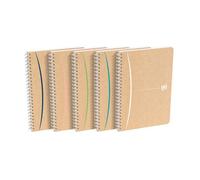 Cahier Oxford touareg integrale 148x210 180pages recycle seyes assorti