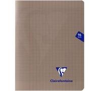CLAIREFONTAINE Lot de 3 Cahiers MIMESYS Piqué Polypro 17 x 22 cm 96 pages 90g Séyès Noir