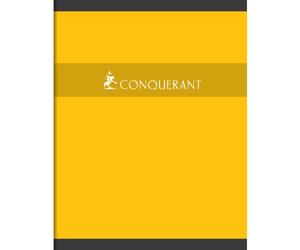 Cahier piqu conquerant couverture vernie carte 17x22cm 140 pages piqure 70g s y s