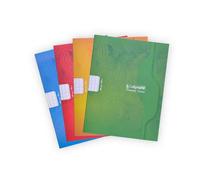 Cahier piqué 7000 17x22 cm 60 pages grands carreaux 70 g - Assortis