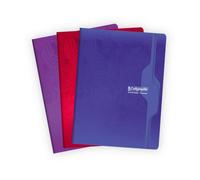 Cahier piqué 7000 24x32 cm 140 pages grands carreaux 70 g - Assortis