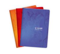 Cahier piqué 7000 A4 192 pages grands carreaux 70 g - Assortis