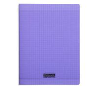 Cahier piqué 8000 POLYPRO 24x32 cm 192 pages grands carreaux 90 g - Violet