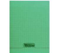 Cahier piqué 8000 POLYPRO 24x32 cm 96 pages grands carreaux 90 g - Incolore