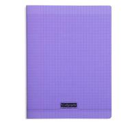 Cahier piqué 8000 POLYPRO 24x32 cm 96 pages grands carreaux 90 g - Violet