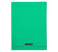 Cahier piqué 8000 POLYPRO 24x32 cm 96 pages petits carreaux 90 g - Vert