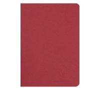 Cahier piqué Age Bag A5 96 pages uni - Rouge