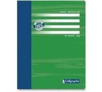 Cahier piqué brouillon 17x22 48p séyès 56g 100% recy