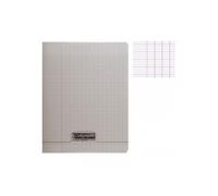 Clairefontaine Couv Polypro, Cahier Piqué Gris 17x22cm 48p Séyès 90g