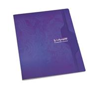 Cahier piqué Calligraphe A4+ 24 x 32 cm - grands carreaux - 96 pages