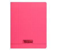 Cahier piqué 8000 POLYPRO 17x22 cm 32 pages grands carreaux 90 g - Rouge