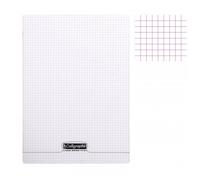 Calligraphe Cahier piqué 8000 POLYPRO A4 21x29,7 cm 96 pages Petits carreaux 5x5 90 g Incolore